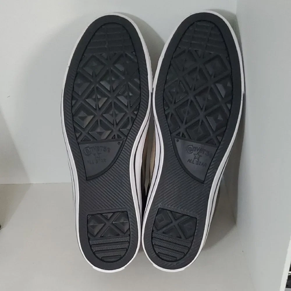 Converse All Star CTAS High Street Mid Unisex Sneakers Black Grey M12/ W14 - Picture 9 of 10